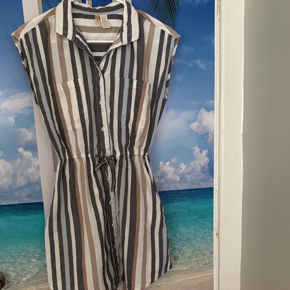 Japna Multicolor Striped Button-Down Shirt